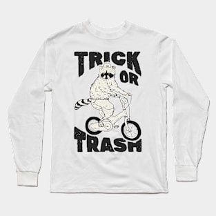 Trick Or Trash - Helloween Raccoon Long Sleeve T-Shirt